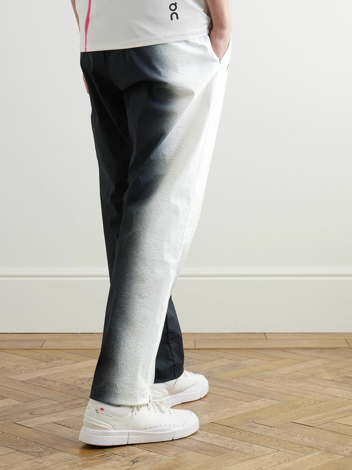 ON - Court Tapered Printed Stretch Recycled-Shell Tennis Track