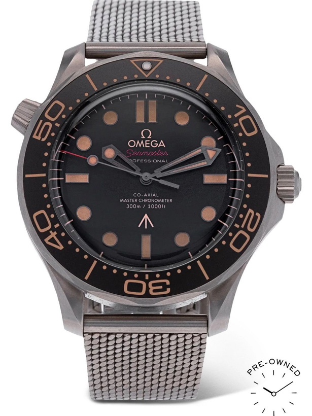 Photo: OMEGA - Pre-Owned 2020 Seamaster 300M 42mm Titanium Watch, Ref. No. 210.90.42.20.01.001