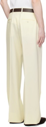 Dolce&Gabbana Off-White Straight-Leg Trousers