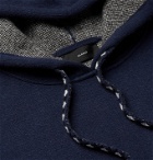 Alanui - Intarsia Wool and Cashmere-Blend Hoodie - Blue