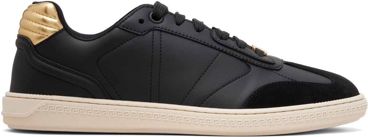 Versace Black Greca Odissea Sneakers Versace