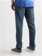 ALTEA - Dumbo Linen-Blend Trousers - Blue