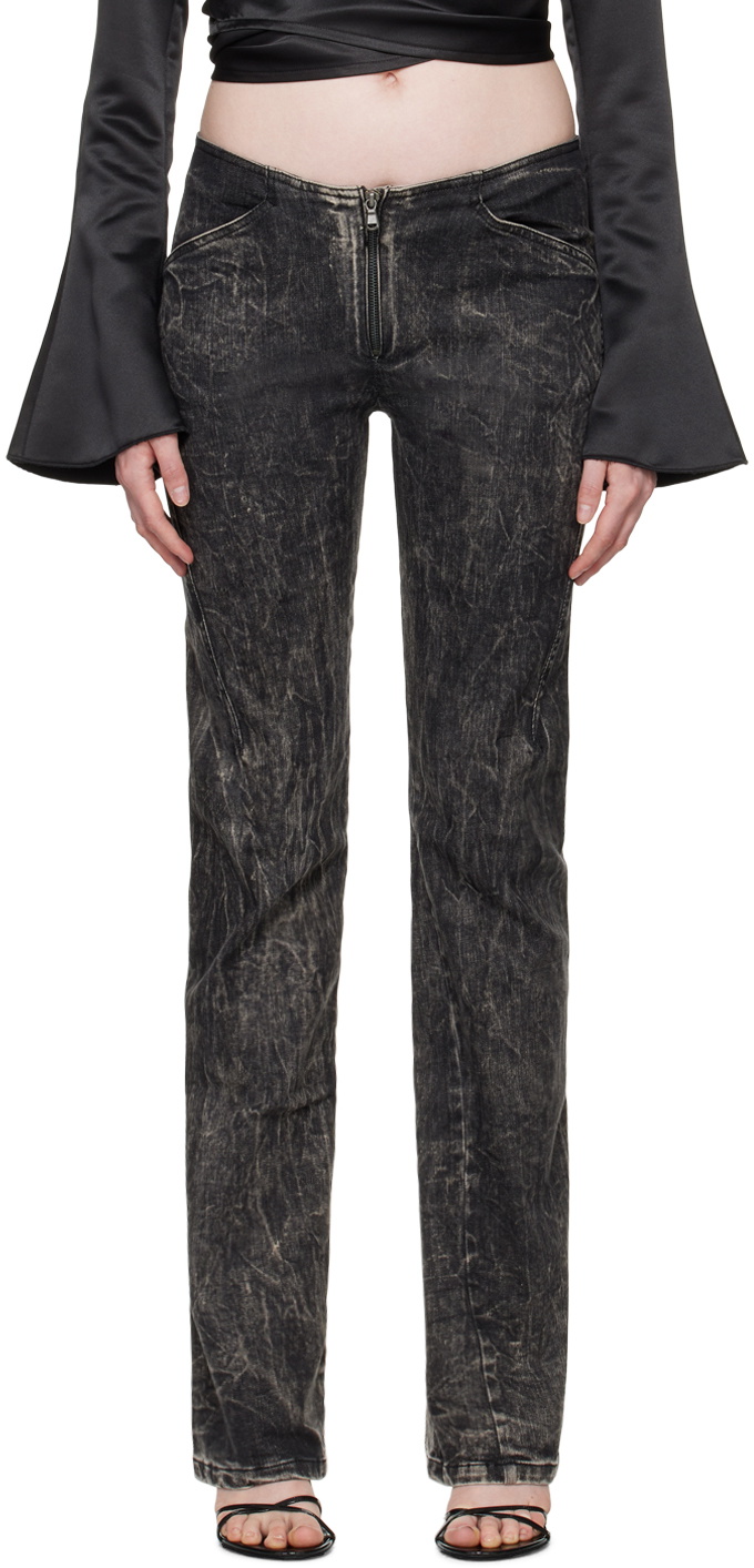 ioannes Black Elevated Jeans