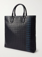 Serapian - Two-Tone Woven Leather Tote Bag - Blue