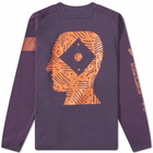 Rapha Women's x Brain Dead Trail Jersey in Scarlet Ibis/Purple Pennant