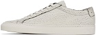 Common Projects Off-White & Black Cracked Achilles Sneakers