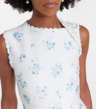 Shushu/Tong Floral cotton and silk minidress