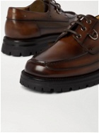 Berluti - Twist Venezia Leather Boat Shoes - Brown