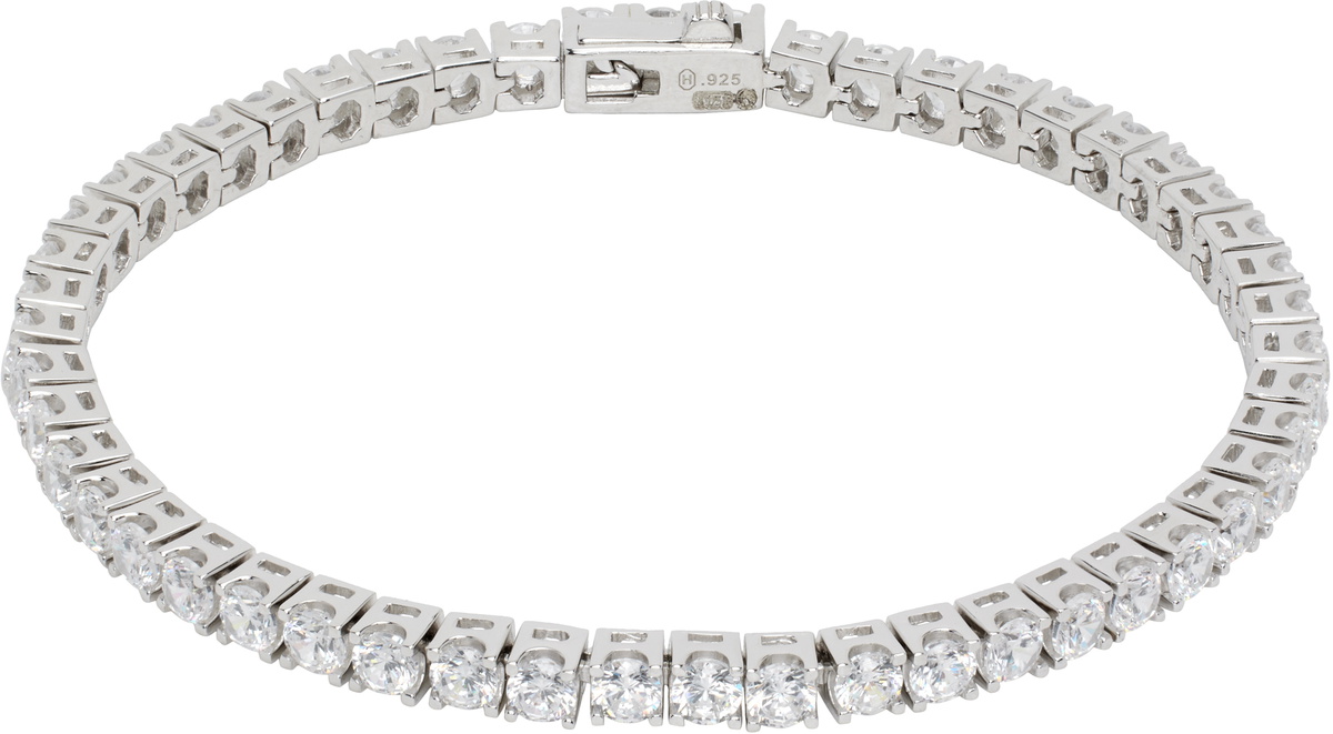 Hatton Labs Silver Classic Tennis S Bracelet