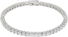 Hatton Labs Silver Classic Tennis S Bracelet