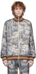 Gucci Multicolor The North Face Edition Technical Zip-Up Sweater