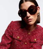 Valentino L'8 VLogo round sunglasses