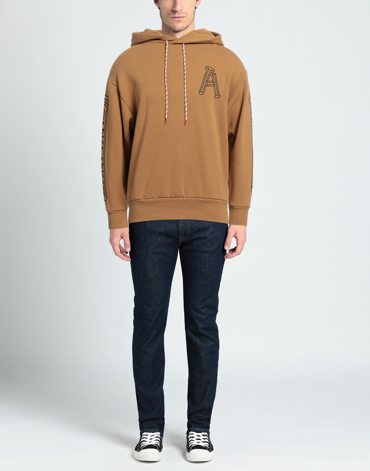 Aries Mens Sweatshirt Camel