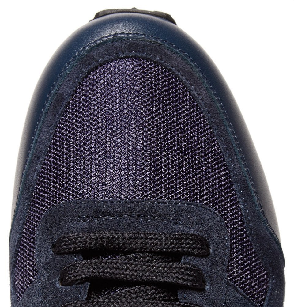 Valentino - Valentino Garavani Rockrunner Mesh, Leather and  display picture 1
