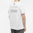 Neuw Denim Men's Joy Division Unknown Pleasures Band T-Shirt in White