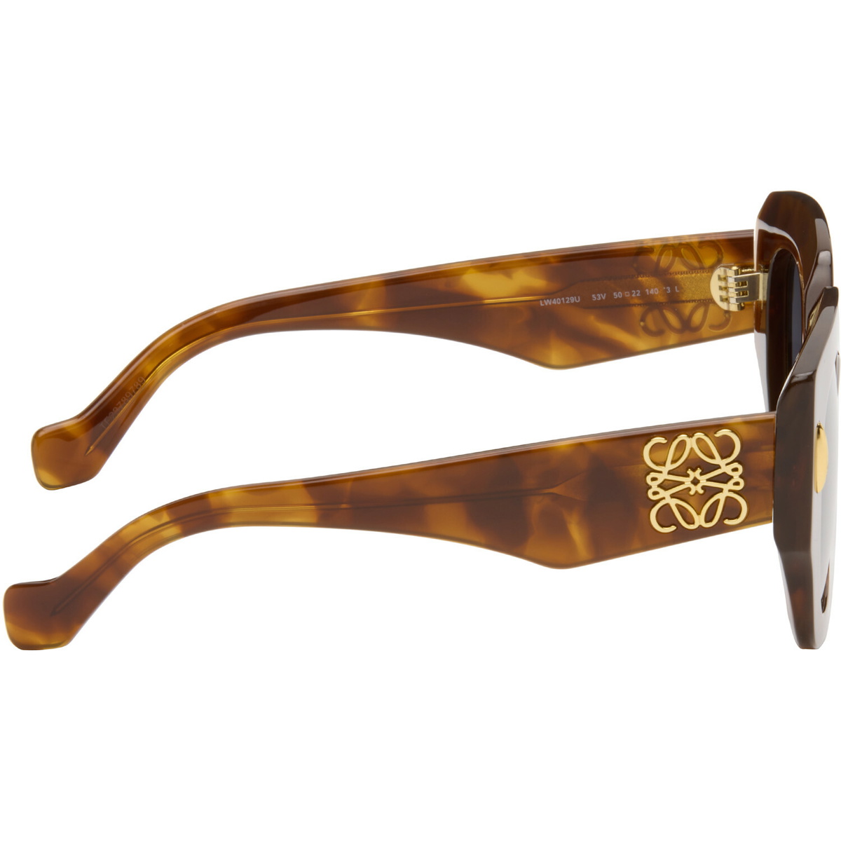 LOEWE Brown Anagram Sunglasses