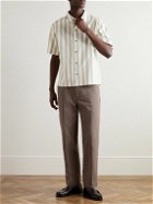 FRAME - Striped Cotton-Poplin Shirt - Neutrals