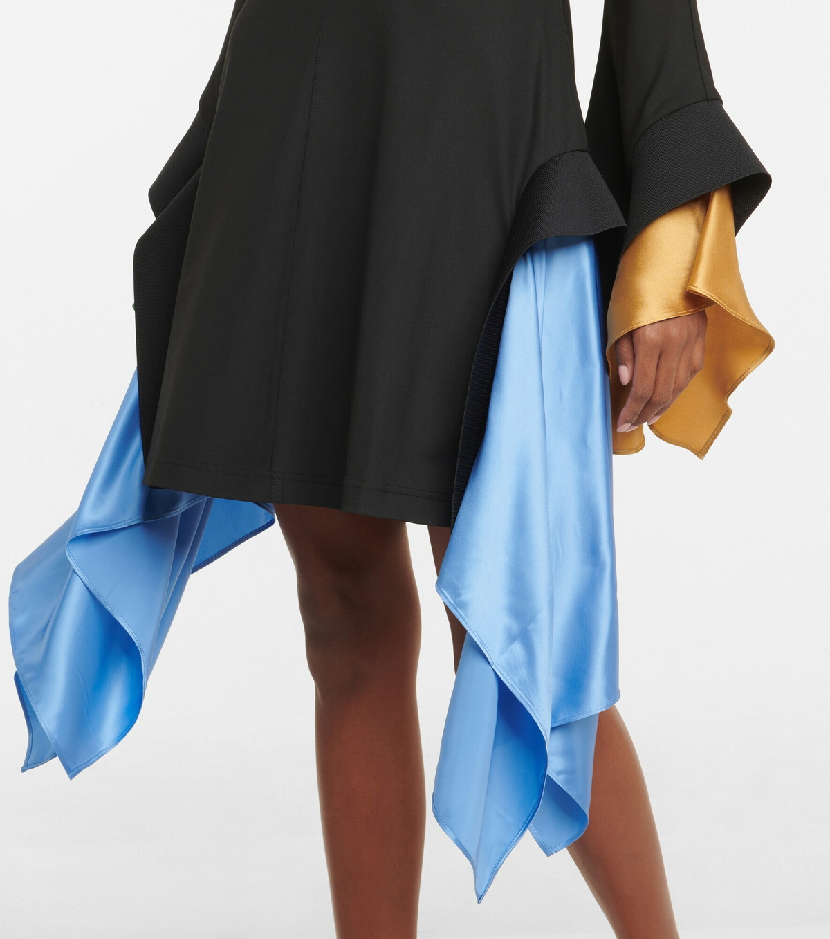 jw anderson blue mini dress WOMENS MINI DRESS IN DARK NAVY in DARK NAVY KW1544YN0532898XS