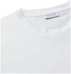 Sunspel - Printed Cotton-Jersey T-Shirt - White
