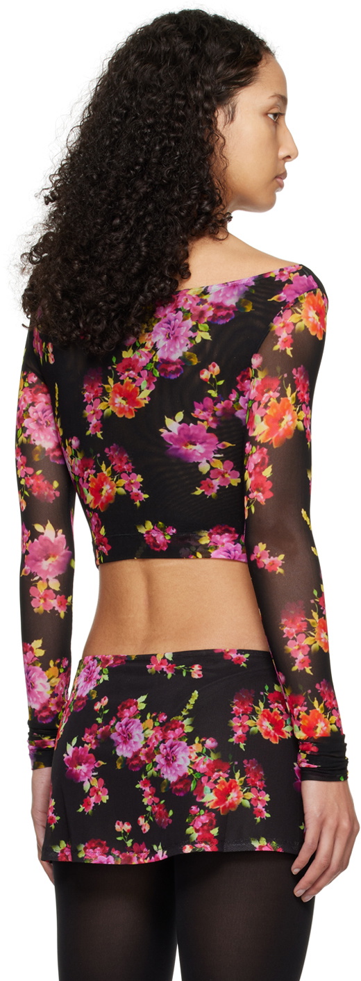 GUIZIO Black Sofia Top