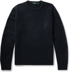 Incotex - Brushed Wool and Cashmere-Blend Sweater - Blue