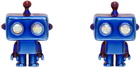 Paul Smith Blue Robot Cuff Links