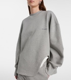 The Attico Oversized cotton jersey sweatshirt