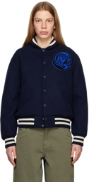 Billionaire Boys Club Navy Astro Varsity Jacket
