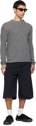 ERL Black Long Woven Shorts