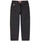 Butter Goods Men's Santosuosso Denim Jean in Washed Black