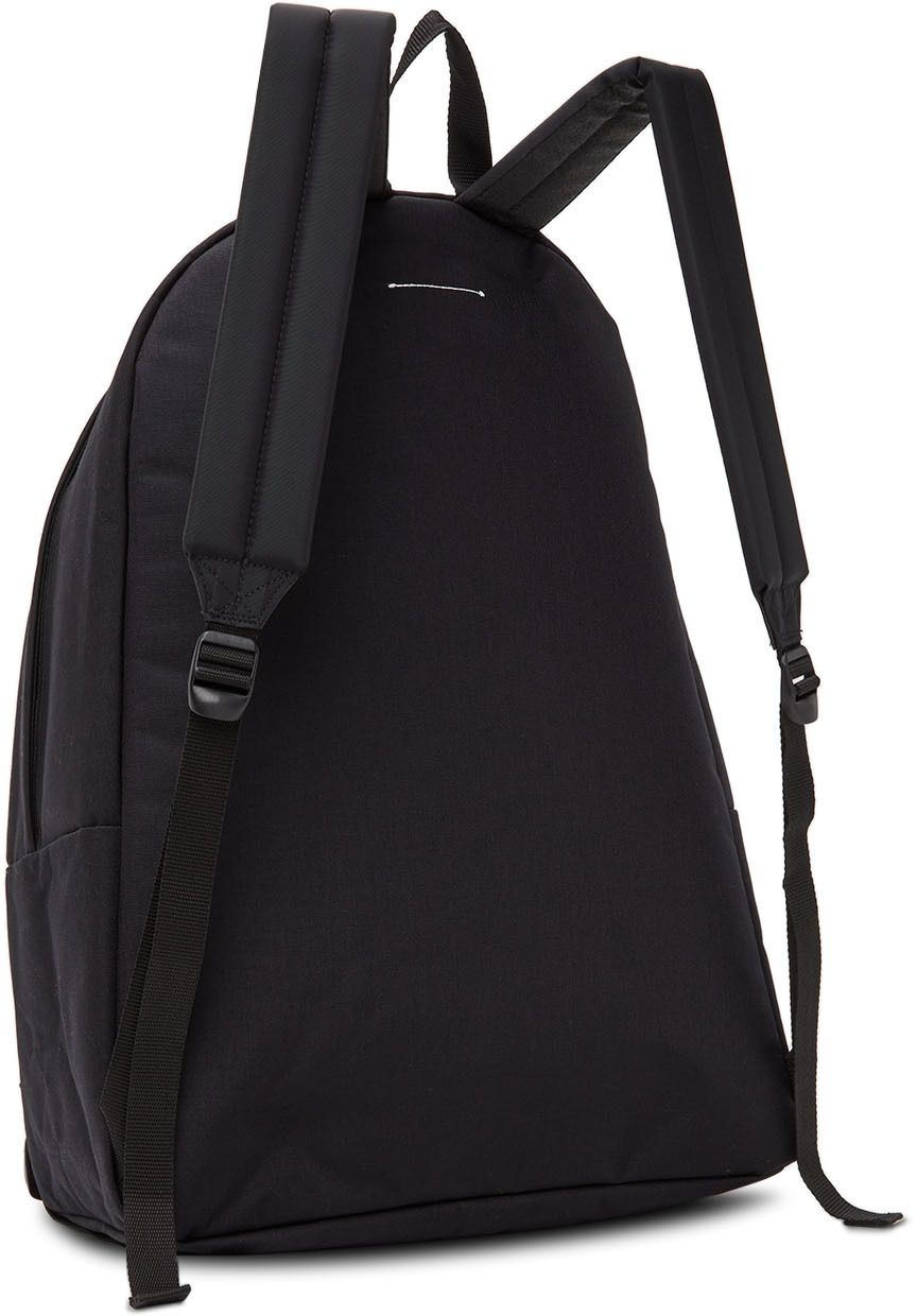 MM6 Maison Margiela Black Eastpak Edition Double Strap Backpack