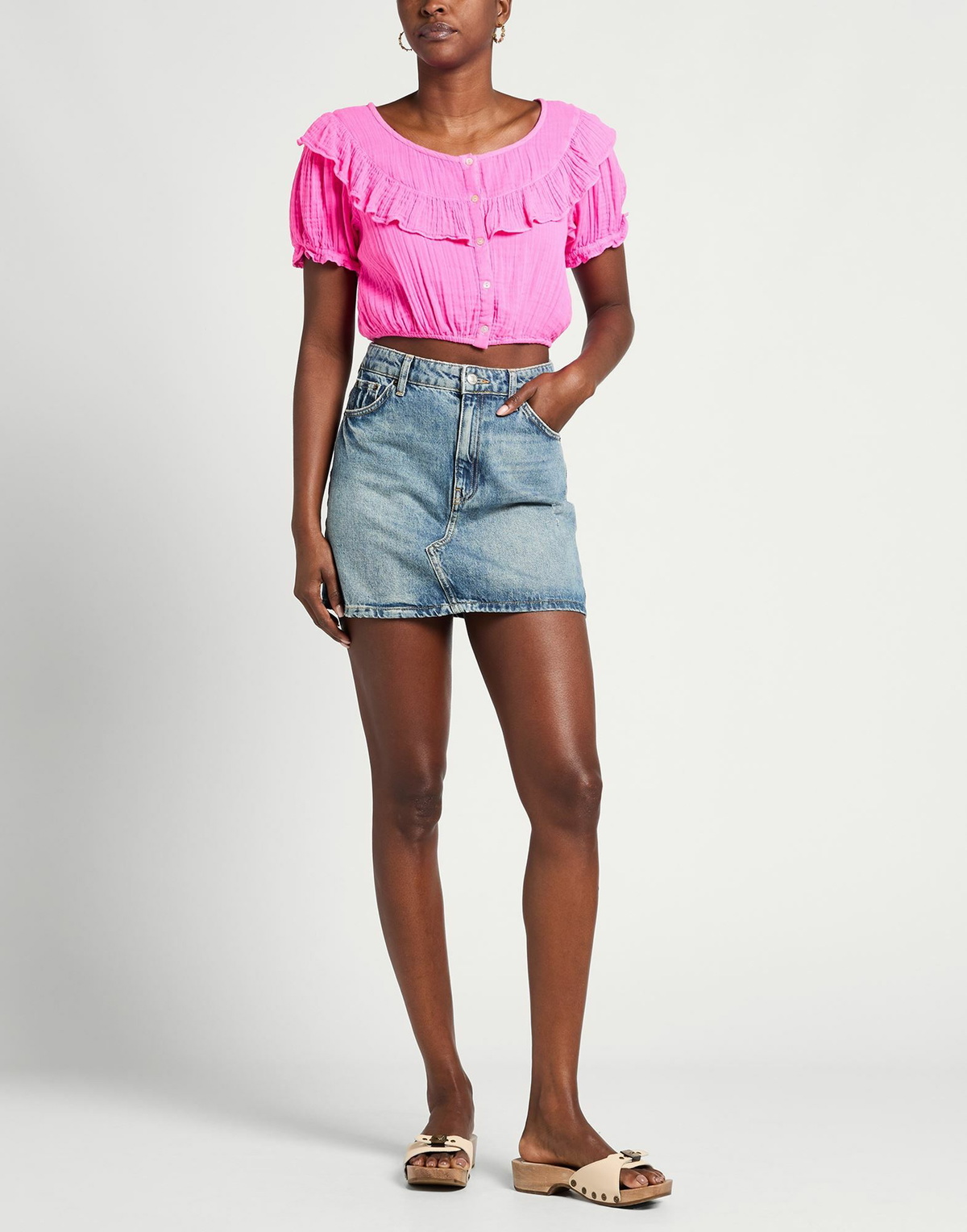 Loveshackfancy Womens Shirt Fuchsia