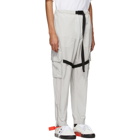 Off-White Grey Nylon Cargo Pants