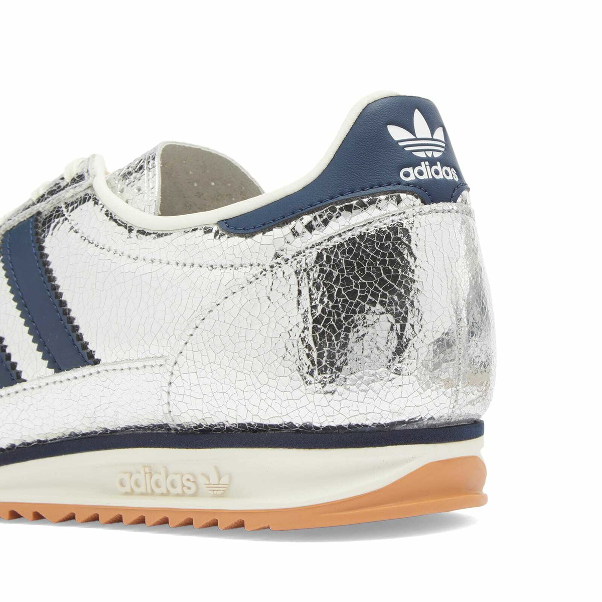 Adidas Women's SL 72 OG W in Silver Met/Collegiate Navy/Off White adidas