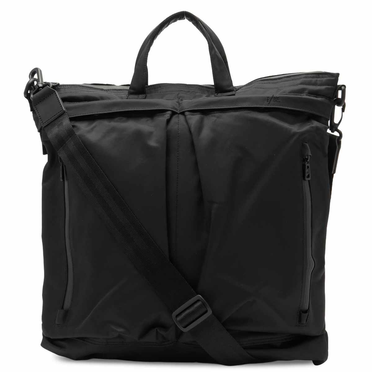F/CE. Recycled Twill 3-Way Helmet Bag in Black 