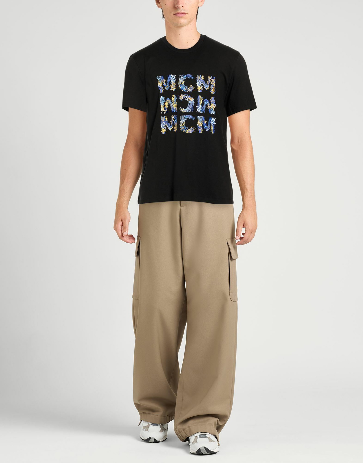 Mcm Mens T-shirt in Black