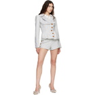 Vivienne Westwood Gray Drunken Tailored Blazer