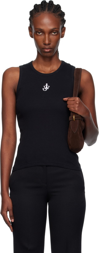 Photo: JW Anderson Black Anchor Embroidery Tank Top