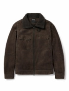 Zegna - Shearling Trucker Jacket - Brown