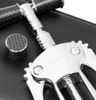 Lorenzi Milano - Chrome-Plated, Stainless Steel and Carbon Fibre Corkscrew - Silver
