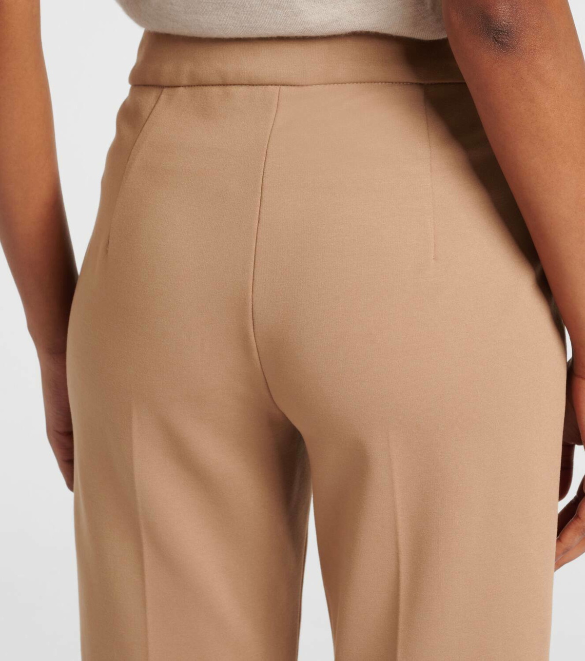 Max Mara Pegno jersey slim pants