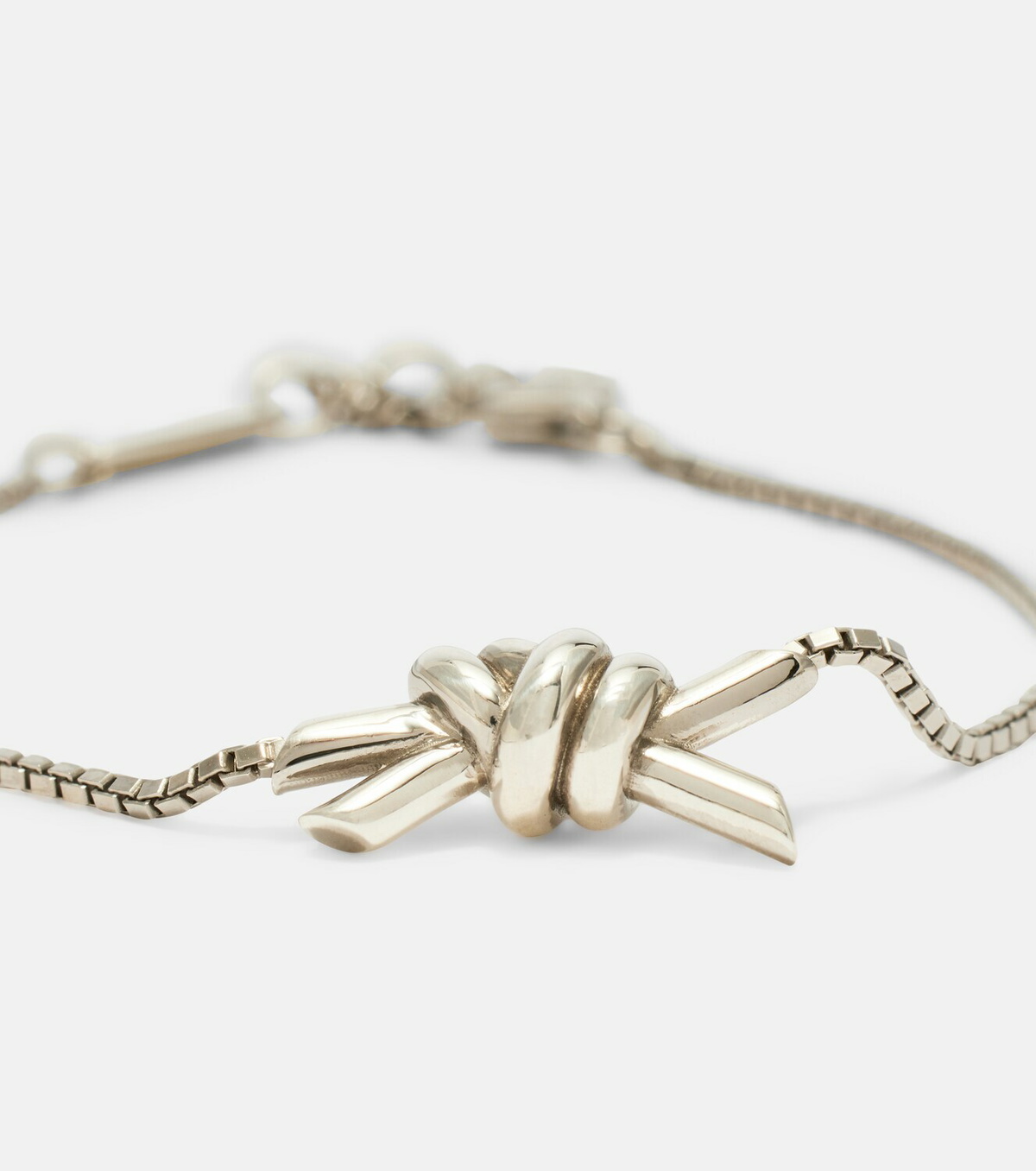 Bottega Veneta Knot sterling silver bracelet
