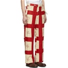 Bode Multicolor Patchwork Side Tie Trousers