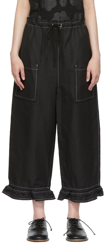 Photo: Tricot Comme des Garçons Black Cotton Trousers