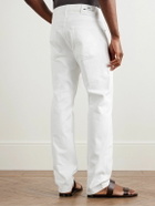 Etro - Straight-Leg Paisley-Jacquard Jeans - White