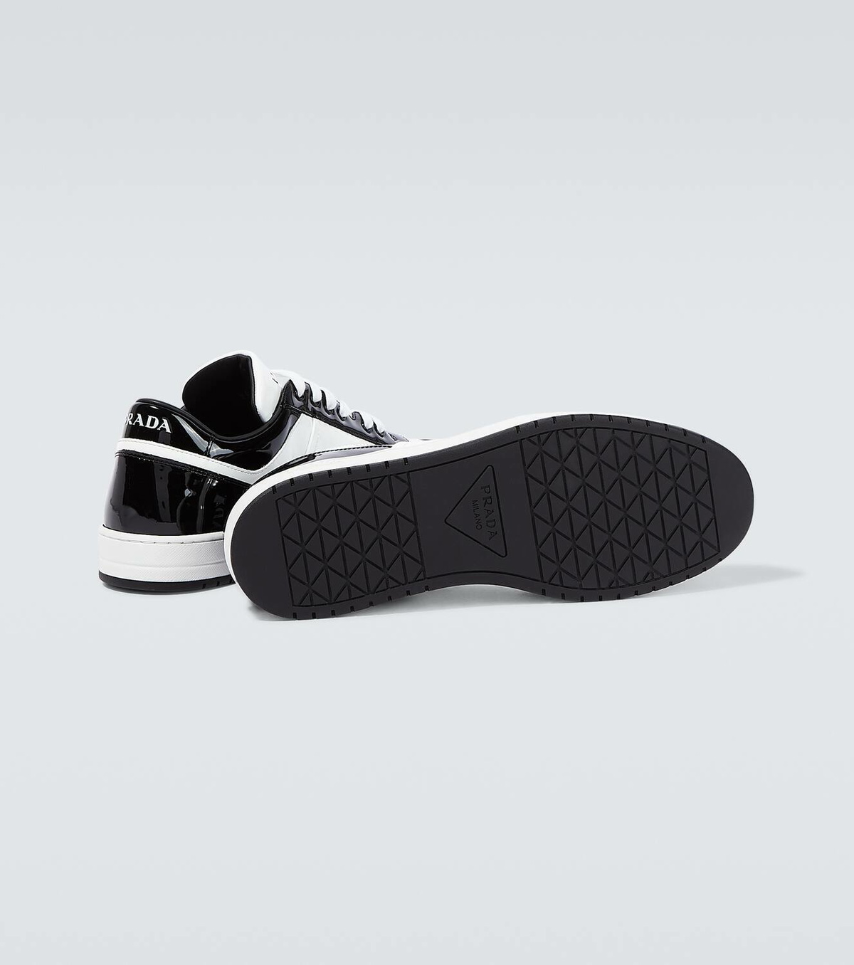 Prada Downtown leather low-top sneakers