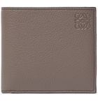 Loewe - Logo-Embossed Full-Grain Leather Billfold Wallet - Green