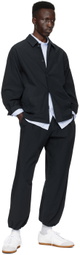 ATON Navy Kyoto Tsurizome Trousers