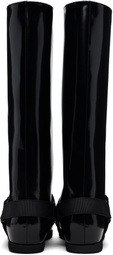 sacai Black Belted Tall Boots