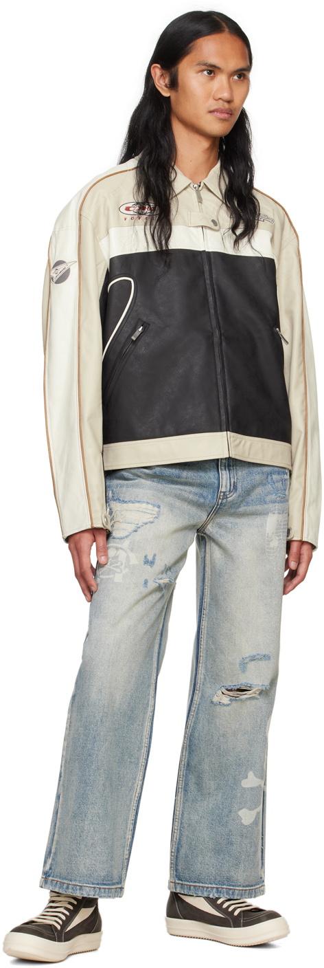 mastermind JAPAN Blue C2H4 Edition Totem Laser Jeans